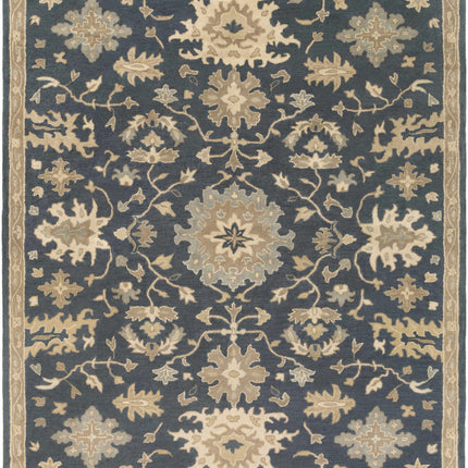 Caesar 1154 Navy Wool Rug Rugs TriadCommerceInc 8' x 11' Rectangle