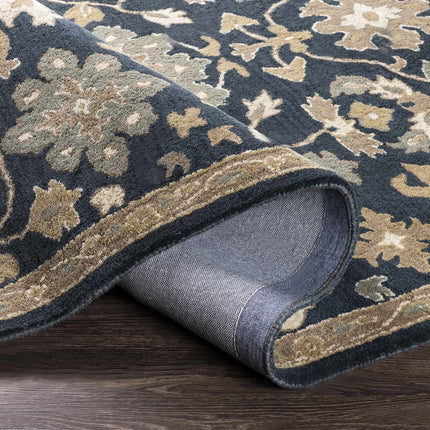 Caesar 1154 Navy Wool Rug Rugs TriadCommerceInc
