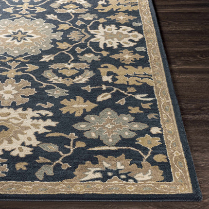 Caesar 1154 Navy Wool Rug Rugs TriadCommerceInc