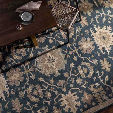 Caesar 1154 Navy Wool Rug Rugs TriadCommerceInc
