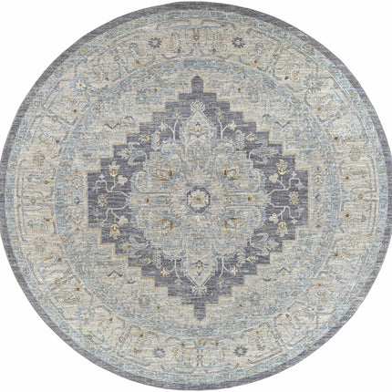 Sema Blue Medallion Rug - Clearance Rugs TriadCommerceInc