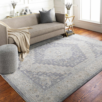 Sema Blue Medallion Rug - Clearance Rugs TriadCommerceInc