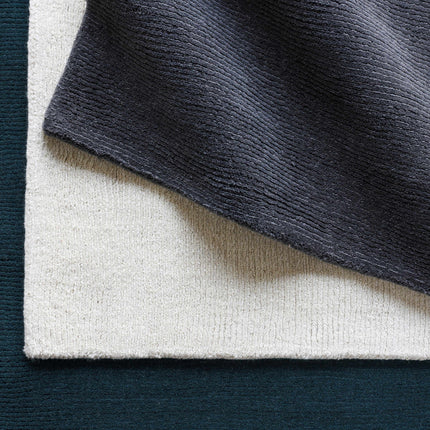 Brockton Solid Wool Dark Blue Area Rug Rugs TriadCommerceInc