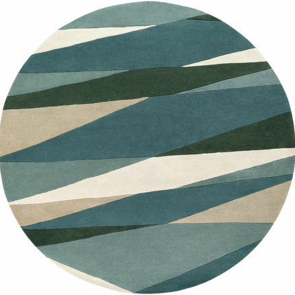 Jarratt Modern Wool Rug Rugs TriadCommerceInc 8' Round
