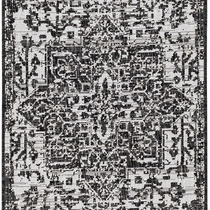 Charcoal Kilmacolm Indoor & Outdoor Rug - Clearance Rugs TriadCommerceInc 2'7" x 10' Runner