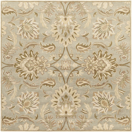 Chesterton Hand Tufted Ivory 1111 Area Rug Rugs TriadCommerceInc 8' Square