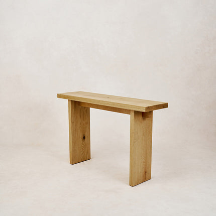 Kyoto Entry Console - White Oak Accent Tables TriadCommerceInc