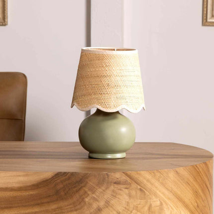 Theisseil Green Table Lamp Home Decor > Lighting > Lamp > Table Lamps TriadCommerceInc
