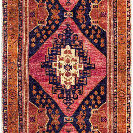 Malamote Vintage Flat Pile Washable Rug Rugs TriadCommerceInc 2'7" x 7'10" Runner
