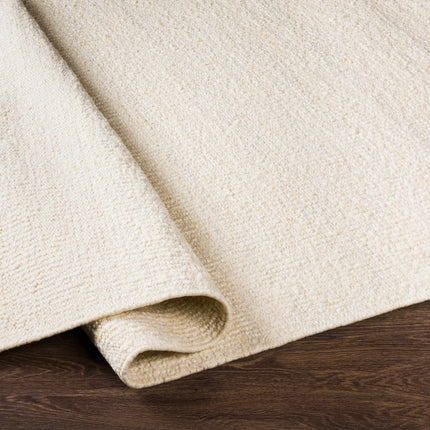 Yaniklar Cream Flat Woven Wool Rug Rugs TriadCommerceInc