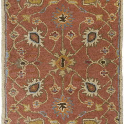 Logville Hand Tufted Rust 1119 Wool Rug Rugs TriadCommerceInc 2' x 3' Rectangle