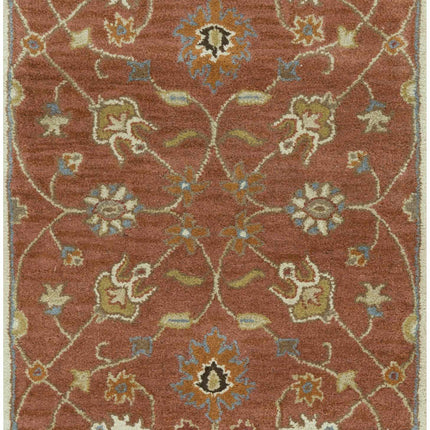 Logville Hand Tufted Rust 1119 Wool Rug Rugs TriadCommerceInc 2'6" x 8' Runner