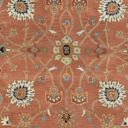 Logville Hand Tufted Rust 1119 Wool Rug Rugs TriadCommerceInc