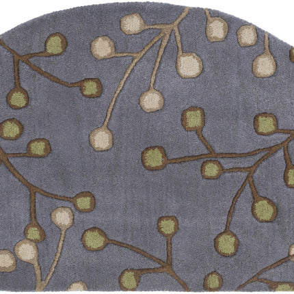 Elsu Brown Beige Wool Rug Rugs TriadCommerceInc 2' x 4' Hearth