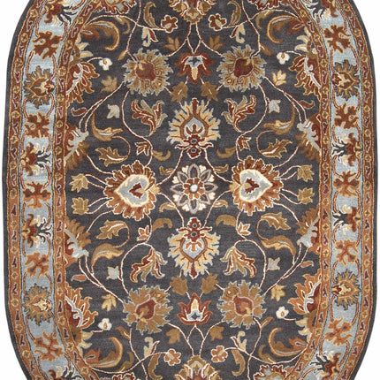 Cherryfield 1004 Hand Tufted Wool Rug Rugs TriadCommerceInc 6' x 9' Oval