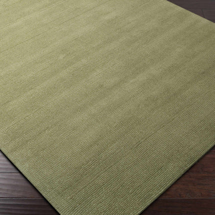 Brockton Solid Wool Sage Green Area Rug Rugs TriadCommerceInc