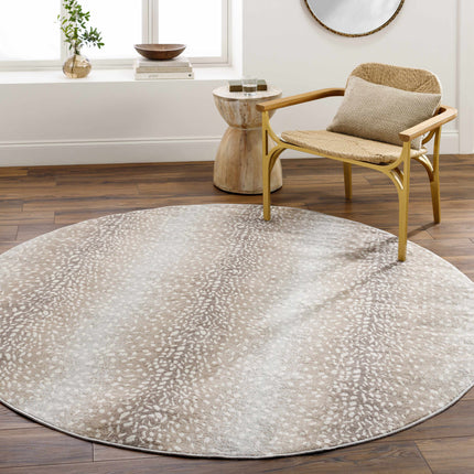 Pointblank Tan Leopard Print Rug Rugs TriadCommerceInc