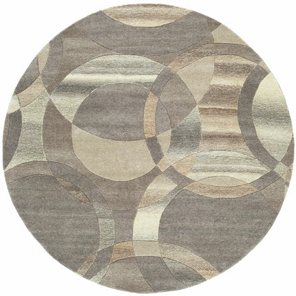 Rillton Modern Wool Rug Rugs TriadCommerceInc 6' Round
