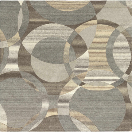 Rillton Modern Wool Rug Rugs TriadCommerceInc 8' Square