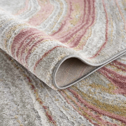 Live Marble Pink Area Rug Rugs TriadCommerceInc
