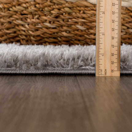Heavenly Solid Light Gray Plush Rug - Clearance Rugs TriadCommerceInc