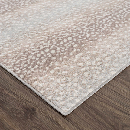 Pointblank Tan Leopard Print Rug Rugs TriadCommerceInc