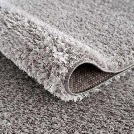 Heavenly Solid Light Gray Plush Rug - Clearance Rugs TriadCommerceInc