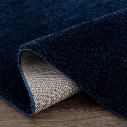 Heavenly Solid Navy Blue Shag Rug - Clearance Rugs TriadCommerceInc