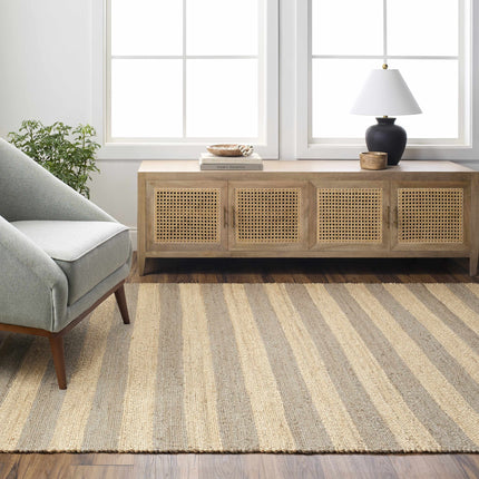 Ilkay Block Stripe Jute Rug Rugs TriadCommerceInc
