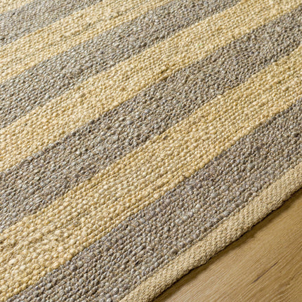 Ilkay Block Stripe Jute Rug Rugs TriadCommerceInc