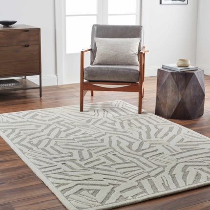 Avian Cream Wool Area Rug Rugs TriadCommerceInc