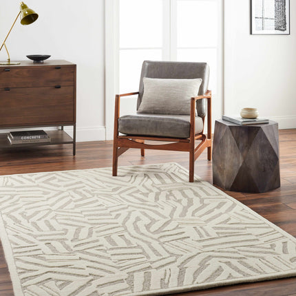 Avian Cream Wool Area Rug Rugs TriadCommerceInc