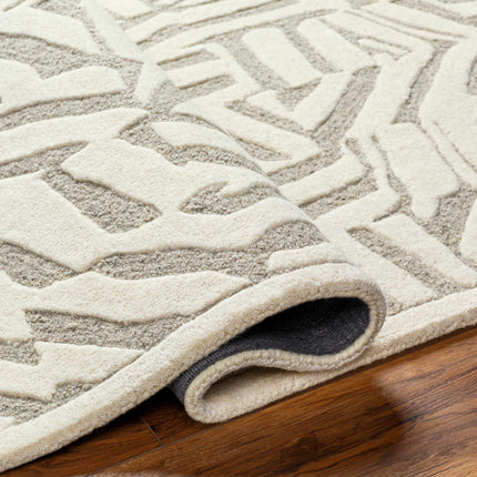 Avian Cream Wool Area Rug Rugs TriadCommerceInc
