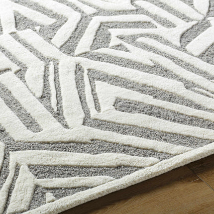 Avian Gray Wool Area Rug Rugs TriadCommerceInc