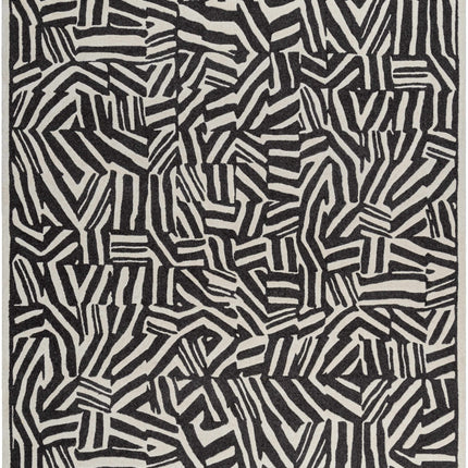 Avian Black Wool Area Rug Rugs TriadCommerceInc 8' x 10' Rectangle