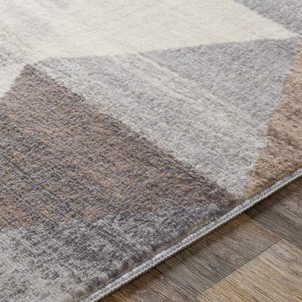 Sells Gray&Brown Triangles Area Carpet Rugs TriadCommerceInc