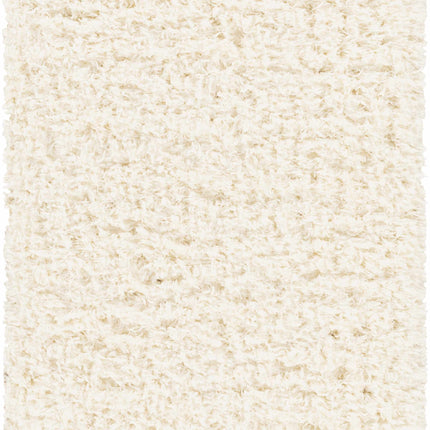 Siari Solid Cream Plush Rug Rugs TriadCommerceInc 2'7" x 7'3" Runner
