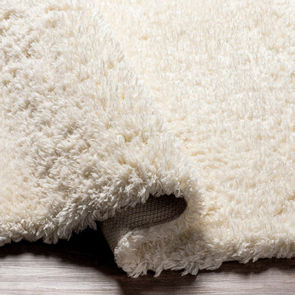 Siari Solid Cream Plush Rug Rugs TriadCommerceInc
