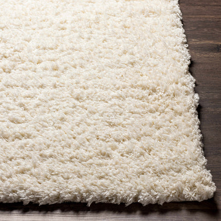 Siari Solid Cream Plush Rug Rugs TriadCommerceInc