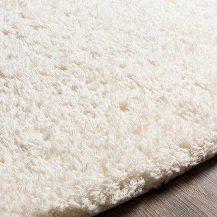Siari Solid Cream Plush Rug Rugs TriadCommerceInc