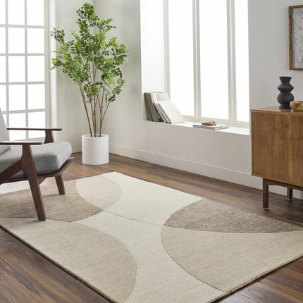 Cassiopeia Dark Brown & Beige Area Rug Rugs TriadCommerceInc