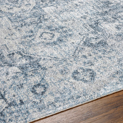 Ankti Aqua Washable Area Rug Rugs TriadCommerceInc