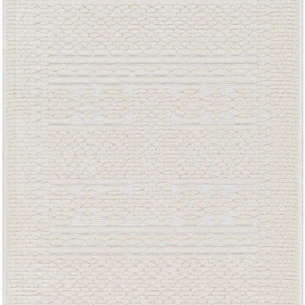 Bahar Cream Washable Area Rug Rugs TriadCommerceInc 2'7" x 7'2" Runner