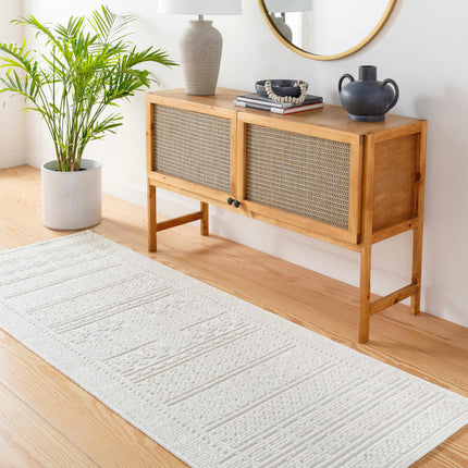 Bahar Cream Washable Area Rug Rugs TriadCommerceInc