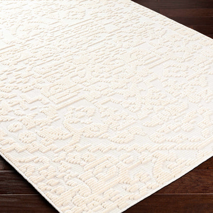 Beren Cream Washable Area Rug Rugs TriadCommerceInc