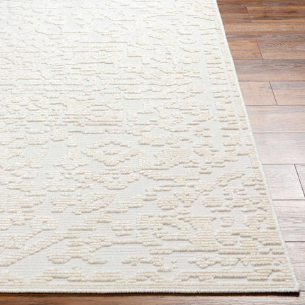 Beren Cream Washable Area Rug Rugs TriadCommerceInc