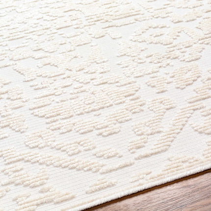 Beren Cream Washable Area Rug Rugs TriadCommerceInc