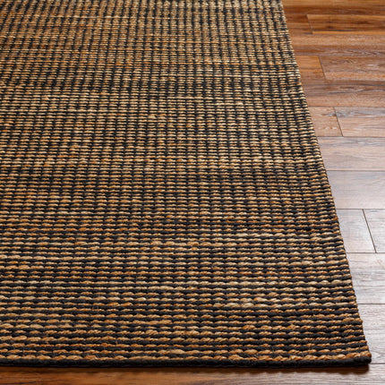 Riki Black Area Rug Rugs TriadCommerceInc