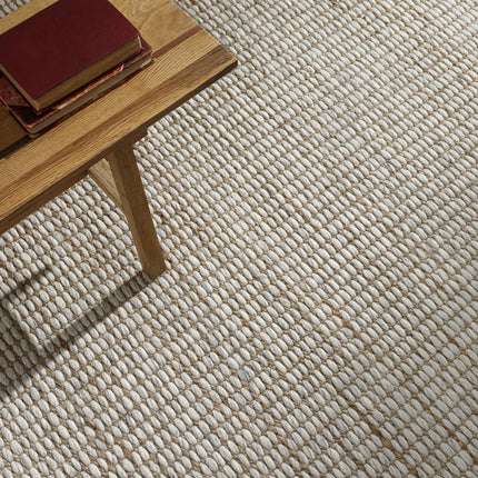 Riki Cream Jute-Wool Blend Rug Rugs TriadCommerceInc