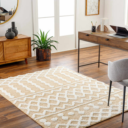 Ilyas Camel Plush Area Rug Rugs TriadCommerceInc